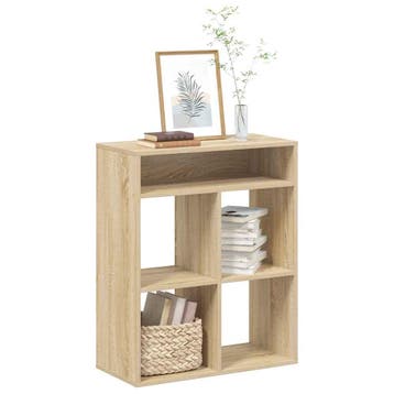 vidaXL Boekenkast 66x31x80 cm bewerkt hout sonoma, Verzenden, Nieuw