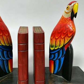 Scarlet Macaw - sculptuur - Thailand (Zonder minimumprijs)