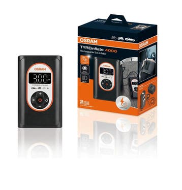OSRAM TYREinflate 4000, oplaadbare en draadloze bandenpom..., Ophalen of Verzenden