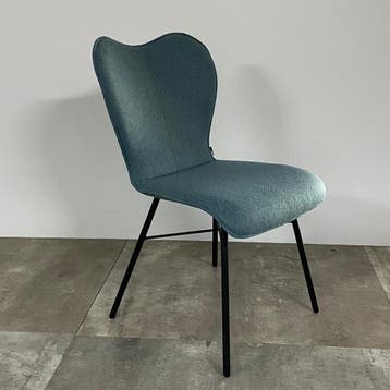 Bert Plantagie Set Van 4 Eetkamerstoelen Aiko Four -, Huis en Inrichting, Stoelen, Verzenden, Zo goed als nieuw, Grijs