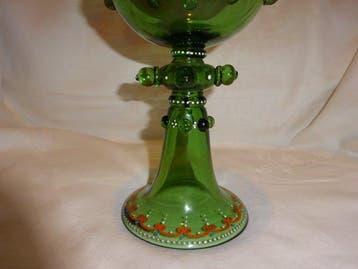 Pot - wapenbeker - Glas - Historisme Wapenbeker