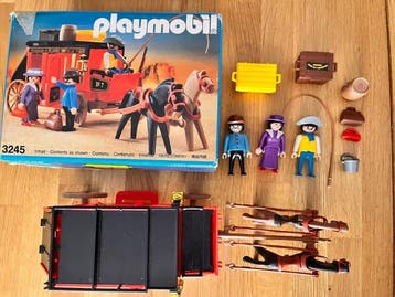 Playmobil - Western - 3245 - Playmobil Western stagecoach -