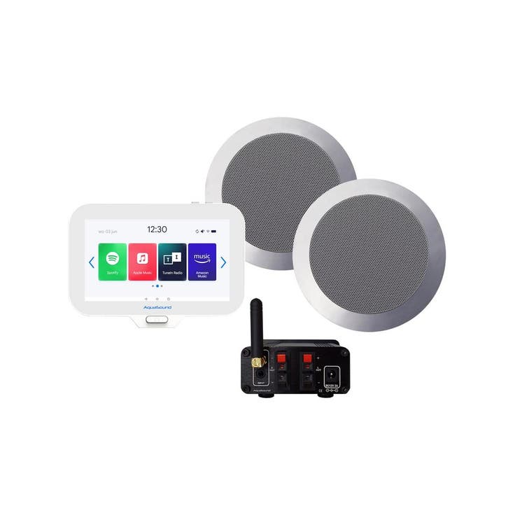 Music Center Set Aquasound N-Joy Met Twist Speakerset Mat, Bricolage & Construction, Sanitaire, Enlèvement ou Envoi