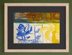 Marcus de Vestele (1941-2024) - Composition Cobra bleue et, Antiek en Kunst, Kunst | Schilderijen | Modern