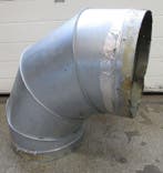 Afzuigkap bocht ø35,5cm, 90 graden, Nieuw in verpakking