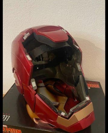 Iron Man - Hasbro - - Accessoire de film Casque Premium Iron, Nieuw