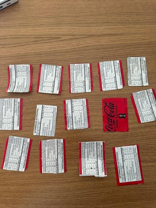 2026 Coca-Cola World Cup Niet geplakt, Met achtervel - 14, Verzamelen, Stickers