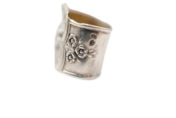Rond de serviette - Argent 835 - Motif de cochon