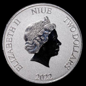 Niue. 2 Dollars 2022 Disney Aladdin, 30 Years 1 Oz (.999), Postzegels en Munten