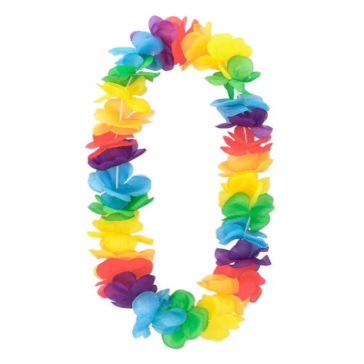 Regenboog Hawaii Krans, Hobby en Vrije tijd, Feestartikelen, Nieuw, Verzenden