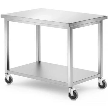 Werktafel | KitchenLine | RVS | Bodemschap | Zelfmontage |, Verzenden