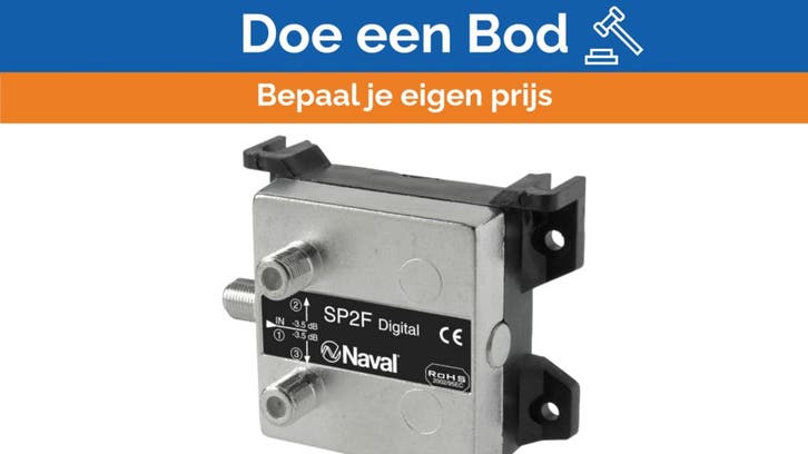 Bieden: Naval Marine TV-Radio Splitter SP2F Digital - 201556, Watersport en Boten, Navigatiemiddelen en Scheepselektronica, Ophalen of Verzenden