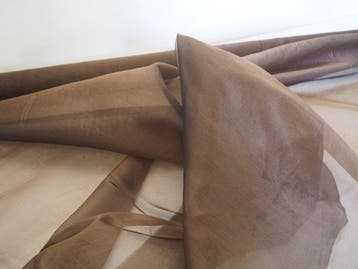 Zuivere zijde organza - Textiel - 400 cm - 135 cm
