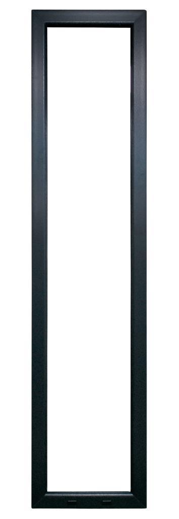 PVC raam vast b50xh215 cm Antraciet, Ophalen of Verzenden, Gevelraam of Ruit