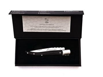 Laguiole - Pocket Knife - Black Ebony Wood - style de -, Antiek en Kunst