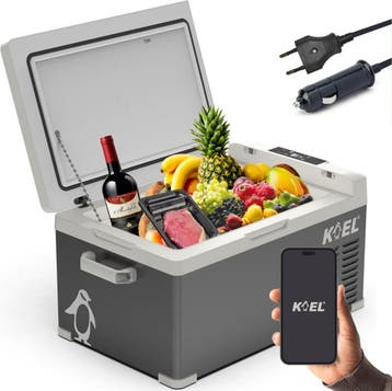 KOEL Crate 25 - Compressor Koelbox Elektrisch 12V en 230, Verzenden