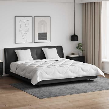 vidaXL Dekbed met kussen 3 st Wit Microvezel, Verzenden
