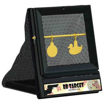 vidaXL Airsoft Doel Zwart 19 x 26 x 25 cm Kunststof, Sport en Fitness, Verzenden, Nieuw