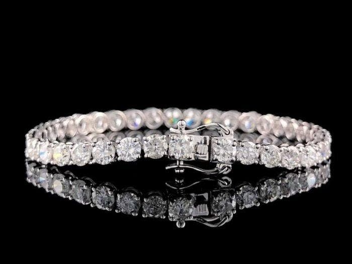 Armband - 18 karaat Witgoud - 11.32ct. tw. Diamant, Handtassen en Accessoires, Armbanden