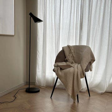 Dyberg Larsen - Staande lamp - DL12 Vloerlamp Zwart - Metaal