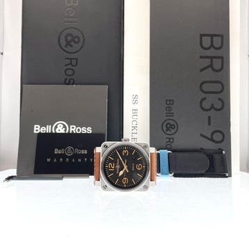 Bell & Ross - Golden Heritage - BR03-92 - Heren - 2017