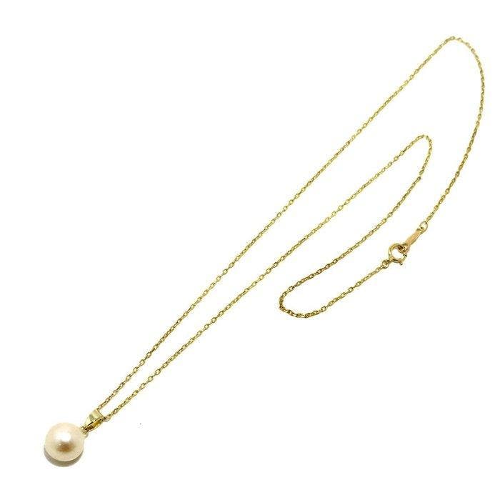Mikimoto - Halsketting - 18 karaat Geel goud, Handtassen en Accessoires, Kettingen