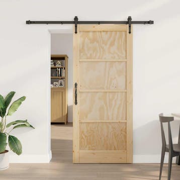 vidaXL Schuifdeur ORKDAL 86 x 198,5 cm Massief grenenhout, Verzenden