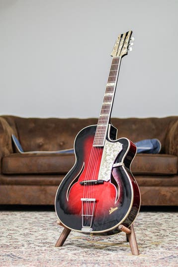 Josef Sandner Isana Archtop (Deluxe) 1959 | Red Sunburst, Verzenden