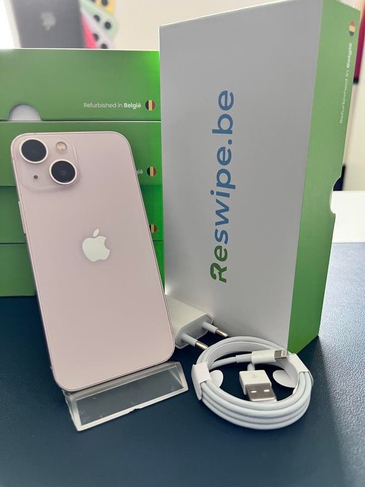iPhone 13 Mini 128GB 256GB 512GB Roze + 3 Jaar garantie, Telecommunicatie, Mobiele telefoons | Apple iPhone, Zonder abonnement