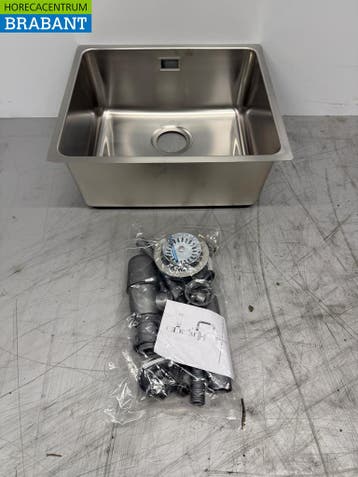 RVS Asil Inbouw Wasbak 45 x 40 x 18,5 cm Horeca, Ophalen of Verzenden, Nieuw in verpakking