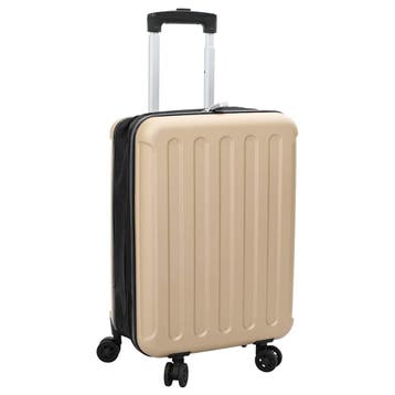 vidaXL Koffer met slot champagne 34 x 23 x 55.5 cm ABS, Handtassen en Accessoires, Verzenden, Nieuw