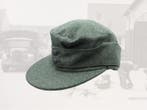 Replica Duitse pet ww2, Feldmütze M43 feldgrau, Collections, Ophalen of Verzenden, Kleding of Schoenen