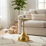 Salontafel - Staal - Gold Mirror Top