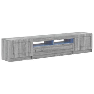 vidaXL 5-delige LED TV-kast Grijs Sonoma Bewerkt hout, Verzenden