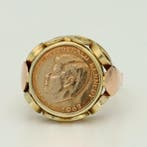 Sans prix de réserve - Bague - 14 carats Or jaune, Or rose -