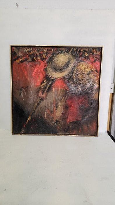 Joan Cruspinera (1945) - Torero, Antiek en Kunst, Kunst | Schilderijen | Modern