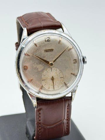 Tissot - military swiss made vintage steel calatrava -, Nieuw