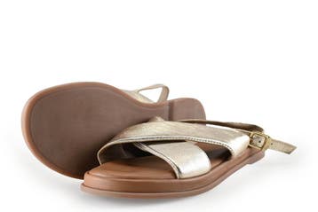 Atelier Tropezien Sandalen in maat 37 Goud, Overige kleuren, Verzenden, Sandalen of Muiltjes, Zo goed als nieuw