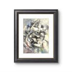 René Mels (1909-1977) - Composition abstraite gestuelle