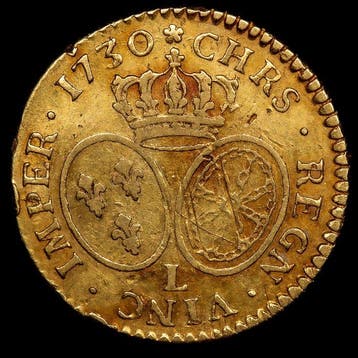 Frankrijk. Louis XV (1715-1774). Louis dor 1720-L, Bayonne