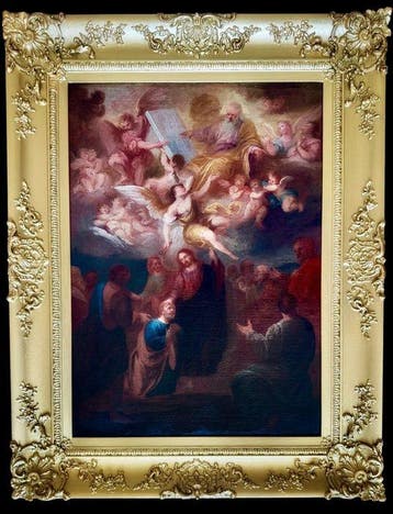 Venetian - Flemish School (XVII) - A Very Large Fresco Style