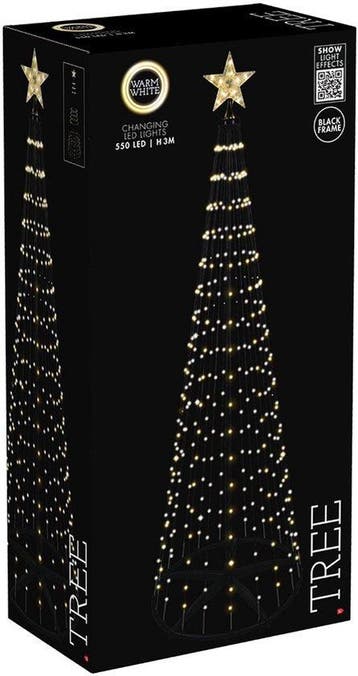 2dekans | koopman Verlichte boom - 300 cm - 550 LED - warm, Diversen, Ophalen of Verzenden, Nieuw