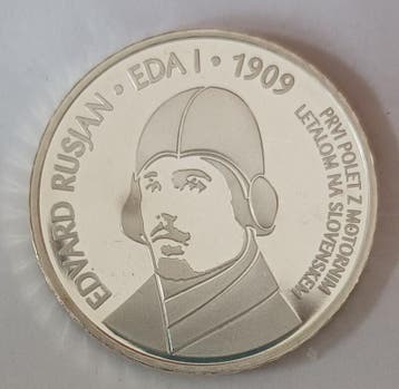 Slovenie Slowenien – Km 86 – 30 Euro 2009 – 1 Flug ueb, Postzegels en Munten, Munten | Europa | Euromunten, Verzenden, België