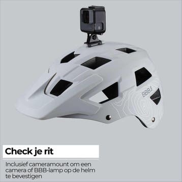 BBB Cycling MTB Helm Nanga - Met Bevestiging voor Camera of, Fietsen en Brommers, Verzenden, Nieuw, BBB Cycling