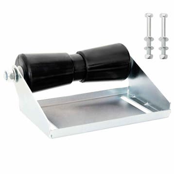 vidaXL Boot Trailer Roller met Beugel 25,4 cm Gegalvaniseerd, Watersport en Boten, Verzenden, Nieuw
