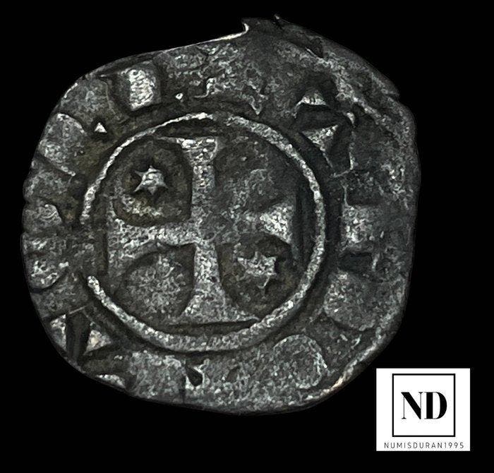 Koninkrijk Aragon. Alfonso I (1104-1134). Dinero sf - Toledo, Timbres & Monnaies, Monnaies | Europe | Monnaies non-euro