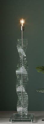 Lampadaire - Verre, Chrome