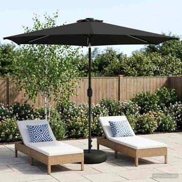 vidaXL Tuinhaard met LED-verlichting en basis 300 x 300 cm, Verzenden, Nieuw