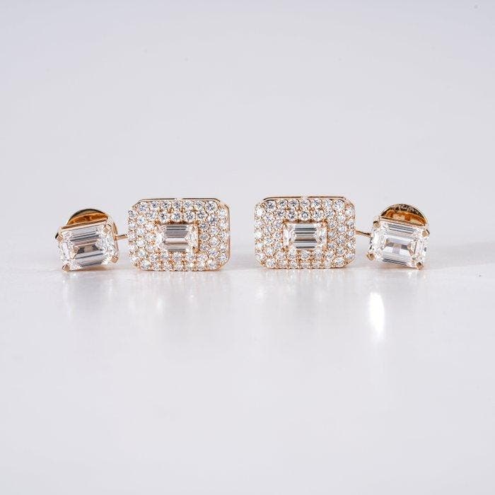Boucles doreilles - 14 carats Or jaune - 4.15ct. tw., Handtassen en Accessoires, Oorbellen