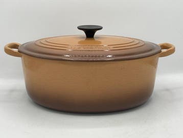 Le Creuset - Braadpan - F - bron, Emaille, Antiquités & Art